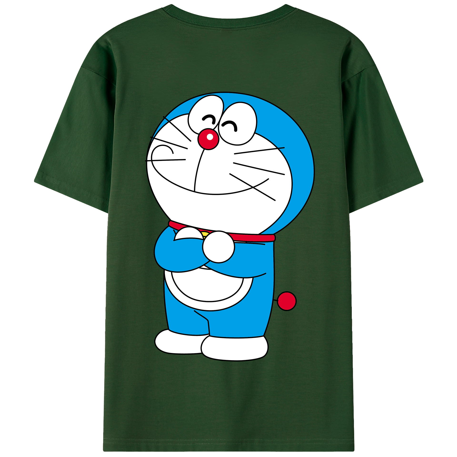 （画像用） ドラえもん Doraemon 綿100％半袖Tシャツ（背面プリント）
